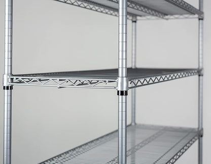 Omega 30" Deep x 72" Wide x 36" High 3 Tier Gray Starter Shelving Unit