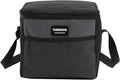 6 Can/5L Lunch Bag for Women Men Portable Lunch Box Small Cooler Bag Soft Collapsible Reusable Insulated Lunch Tote for Everyday Work Travel (Grey)