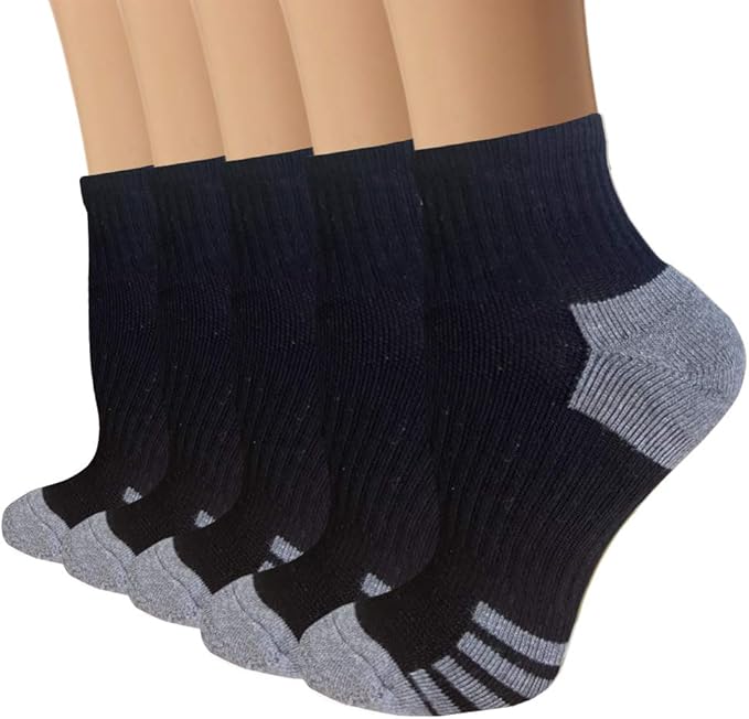 Iseasoo Copper Compression Socks for Men & Women – Plantar Fasciitis Relief, Ankle Support & Circulation – Running & Recovery