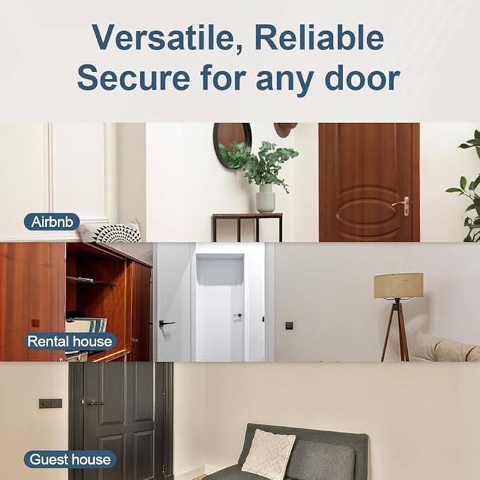 SeDoLi Portable Door Lock (Mute Dark Grey)