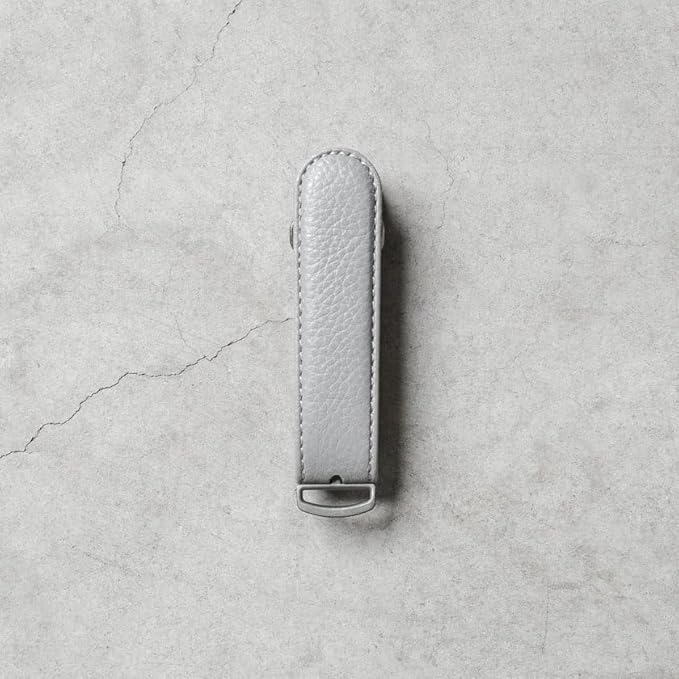 Jibbon Italian Premium Leather Key Organizer - Stylish Key Holder with Marine Grade 316 Stainless Steel, Compact EDC Keychain