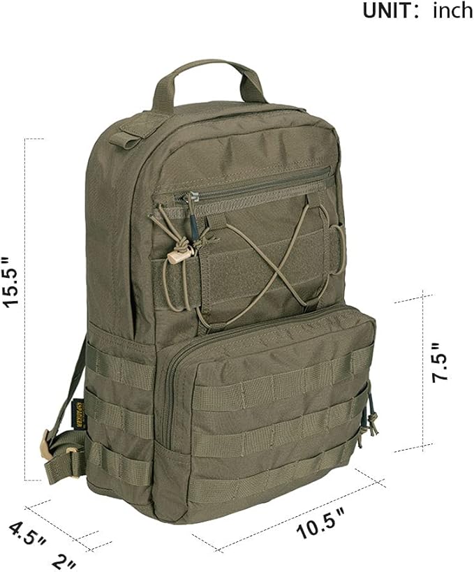 EXCELLENT ELITE SPANKER Outdoor Hydration Backpack Bundle Packs Water Bladder Carrier for 3L Water Bladder