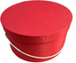 Sarah's Hat Boxes Classic Coral Hat Box – 18.5" x 9.5" (Dia. x Ht.) Handmade in USA – Odorless Non-Toxic Adhesive, Cording Handle – Premium Storage for Hats & Accessories