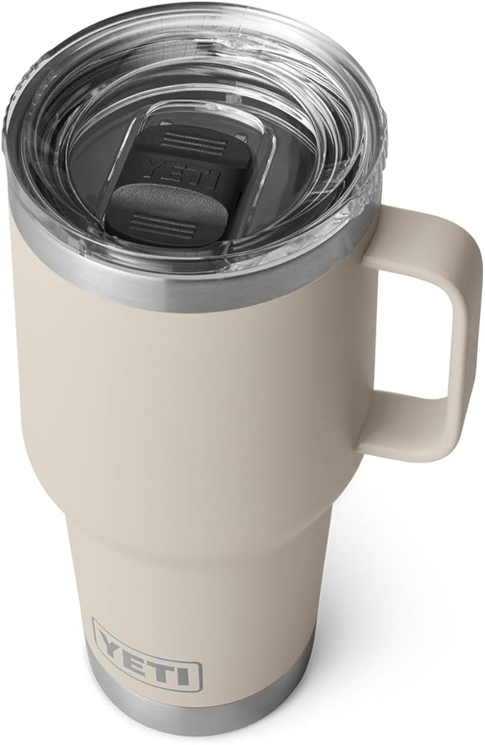 YETI Rambler 30 oz Travel Mug, Stainless Steel, Vacuum Insulated with Stronghold Lid