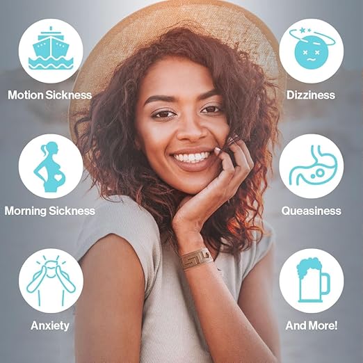 Acupressure Relief Band - Classics Pack (Small) - Motion Sickness Bands and Nausea Relief for Pregnant Women | Travel, Pregnancy, Cruise