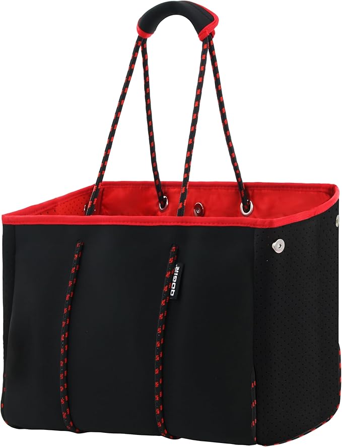 QOGiR Neoprene Multipurpose Beach Bag Tote with Inner Zipper Pocket … … … …