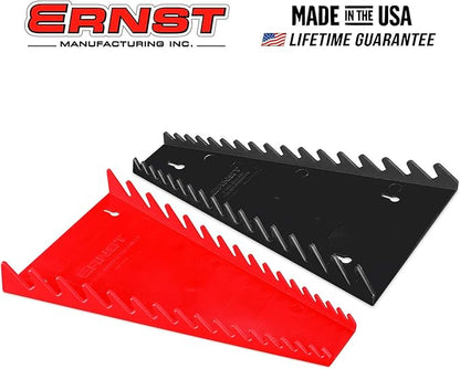 ERNST 16-Tool Wrench Trays, Standard Red and Reverse Black (8531)