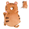 Baby Head Protector Backpack, Toddler Toddler Head Protector, Toddler Head Protector Padded Backpack Elasticated Carrier Wear (Tiger)