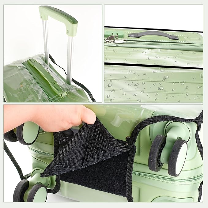 Thicken Clear Luggage Cover Protector, 28" PVC Luggage Covers for Suitcase Waterproof Dustproof Anti-scratch Travel Suitcase Covers Case for Wheeled Luggage