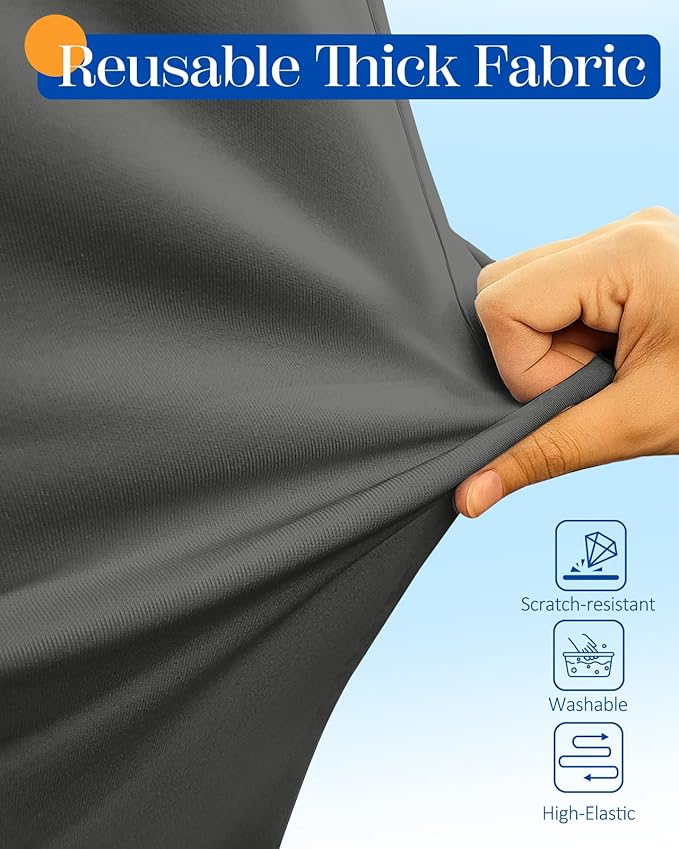 Slohif Luggage Cover for Suitcase Tsa Approved Protector - Luggage Sleeve Suit Case Cover Travel Stretch Large Baggage Case Protective Washable Fit 30-32 Inch Gray