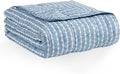 L'AGRATY Weighted Blanket - 48"x72" 20lbs Cooling Breathable Heavy Blanket Microfiber Material with Glass Beads for Adult All-Season Summer Fall Winter Soft Thick Comfort