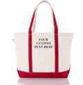 CB STATION Medium Classic Canvas Tote Bag for Women, Top Zipper Closure, Outer Pocket, Daily Essentials, Groceries, Traveling