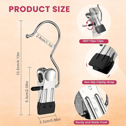 30 Pack Pants Hangers with Clip,Legging Organizer for Closet Hanging, Space Saving Yoga Pants Hangers Clip Hangers Closet Organization,Closet Organizers and Storage for Jeans,Shorts,Skirts,Hats