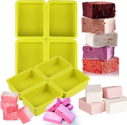 Freeze Dryer Tray Dividers Silicone - Rectangle Freeze Dryer Accessories for Dairy, Eggs, Ice Cream, Paste Food