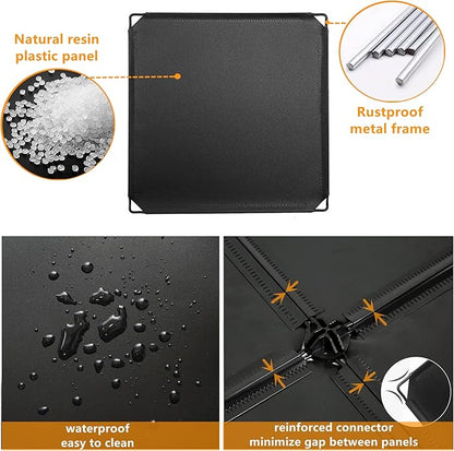 AWTATOS Cube Storage Closet Organizer Storage 12 Cube Shelves, Large and Small Cubes, DIY Portable Closet Clothes Storage Shelfs for Home, Bedroom, Black