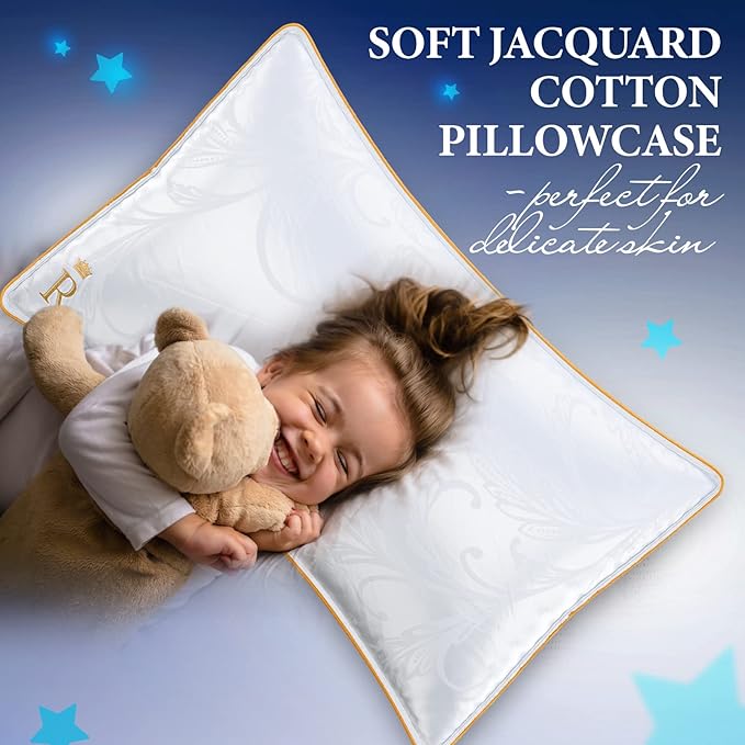Royal Therapy King White Goose Feathers and Down Pillow, Premium White Bed Sleeping Breathable