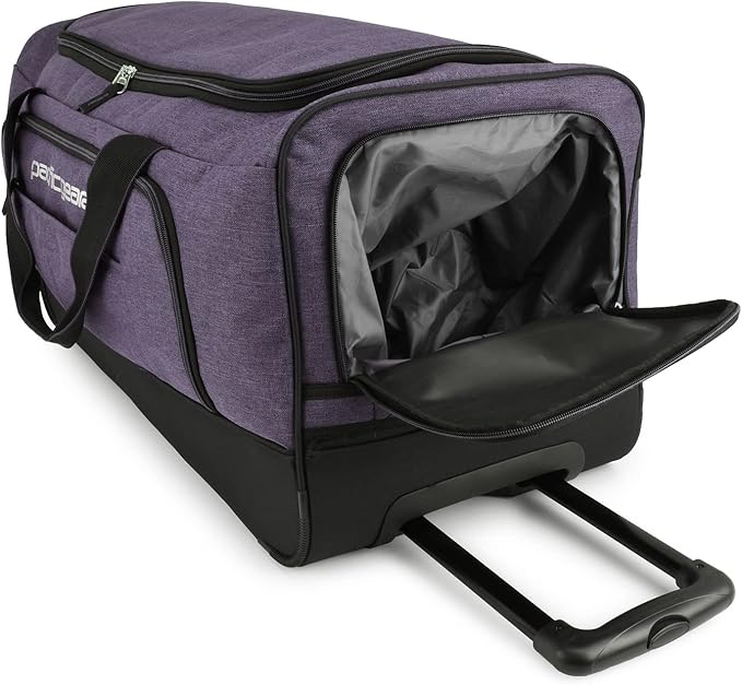 Pacific Gear Rolling Duffel Wheels, 30-inch Luggage, Hockey Bag, Heavy Duty