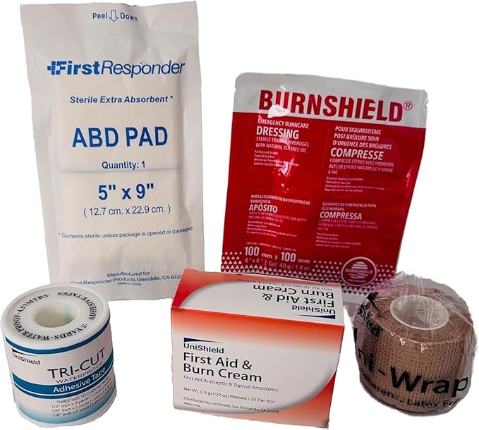 4-Shelf Metal 1st Aid Cabinet Class A, Large Capacity First Aid Wall Mount Medicine Cabinet, Secure Metal Med Box with Easy Access, Exceeds OSHA/ANSI Z308.1 2015, Over 1,250-Pieces