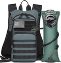 ATBP Running Hydration Vest Pack Thermal Insulation 3L TPU Water Bladder Tactical Backpack Bag for Cycling Hiking Daypack Men & Women