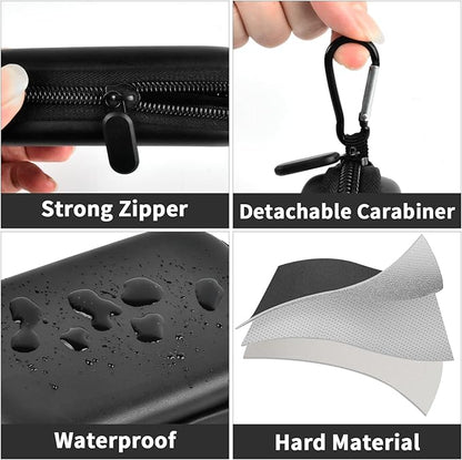 Case Compatible with Samsung T9/ T7/ T7 Shield Portable SSD 1TB 2TB 4TB External Hard Drive, Storage Travel Carrying Holder Organizer for Solid State Drives & USB Cable (Box Only)-Black