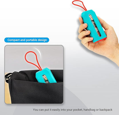 (NOT FIT SD Card) Switch Game Card Case for 6 Nintendo Games and 12 Micro SD Cards,Switch Card Holder Storage for Nintendo Switch or PS Vita,Water-Resistant Anti-Shock Game Card Box