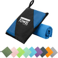 Microfiber Travel Towel, Soft Lightweight Quick Dry Towel, Super Absorbent Compact Travel & Sports & Beach Towels for Camping, Backpack, Gym, Swimming, Yoga, Hiking (L:24"×48" -Blue)