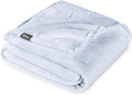 Bare Home Fleece Blanket - King Size - Ultra-Soft Lightweight for Bed, Sofa, and Couch - Luxury Microplush - Cozy Warm Blanket (King, Blue Mist)