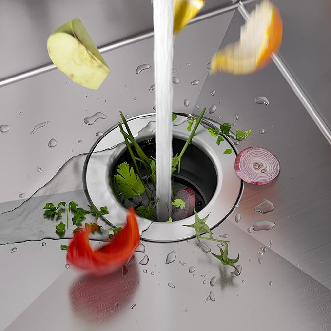 KRAUS Kore Workstation 30-inch Undermount 16 Gauge Stainless Kitchen Sink, Single Bowl Kitchen Sink with 3/4 HP Garbage Disposal, KWU110-30-100-75MB