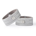 Acupressure Relief Band - Edith Duo (Large) - Stylish Wellness Bracelets for Queasiness Relief | Travel, Pregnancy, Cruise