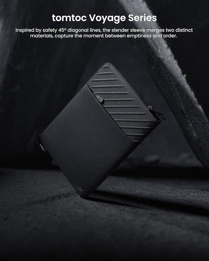 tomtoc Laptop Sleeve for 14-inch New MacBook Pro M5(2025)/M4/M3/M2/M1 Pro/Max A3434 A3112 A3401 A3185 A2992 A2918 A2779, Water-Resistant Slim MacBook Case Bag Cover with Minimalist Design, Voyage-A10