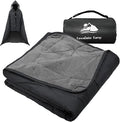 Outdoor Waterproof Blanket, Foldable Fleece Stadium Blanket for Outdoor Sports Event, Camping, Concerts, Car, Pet, Picnics - Windproof, Wearable, Machine Washable 80" x 58"