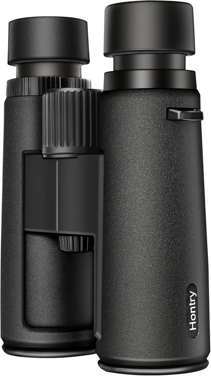 Hontry 10x42 Binoculars with IPX7 Waterproof Protection for Bird Watching, Hunting, Cruise Ship, Travel and Safari