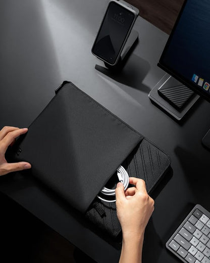 tomtoc Laptop Sleeve for 14-inch New MacBook Pro M5(2025)/M4/M3/M2/M1 Pro/Max A3434 A3112 A3401 A3185 A2992 A2918 A2779, Water-Resistant Slim MacBook Case Bag Cover with Minimalist Design, Voyage-A10