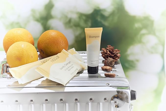 Hotel Shampoo Bulk 1.Oz Each Individually Wrapped Travel Size Shampoo 200 PCS Per Case Leak-proof Hotel Toiletries Bulk