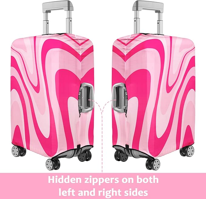 Luggage Cover for Suitcase Elastic Suitcase Cover Protector, Carry On Luggage Sleeve Anti Scratch Travel Essentials Fits 23-26