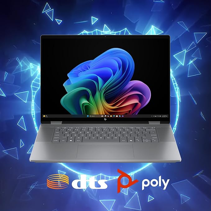 HP OmniBook X Flip Copilot+ AI PC 2-in-1 Laptop | 16" WUXGA Touch (400nits) | AMD 6-core Ryzen AI 5 340 (Up to 50 Tops) | 16GB DDR5 4TB SSD | Backlit 5MP IR Privacy Camera Win11Pro w/DLCA Accessory