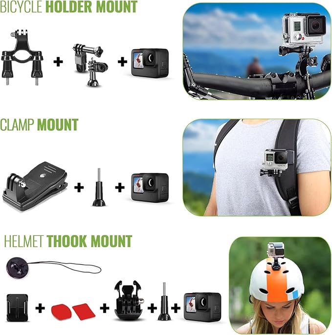 GoPro HERO11 (Go Pro Hero11) Black Mini - Waterproof Action Camera with 5.3K Ultra HD Video, 24.7MP Photos, 1/1.9" Sensor, Stabilization + 50-in-1 Accessory Kit + 64GB Card + More