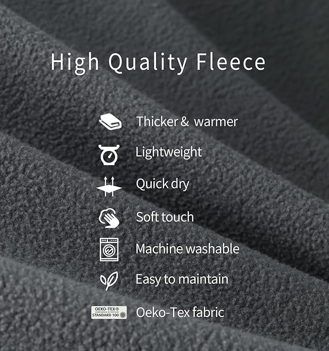 Travel Camping Blanket Lightweight and Breathable, 67 x 48 in Soft Airplane Flight Blanket for Travelers, Foldable Sheet with Stuff Sack for Train, Camp, backapcking, Office, Home (E651 Grey)