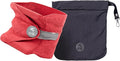 trtl Pillow - Scientifically Proven Super Soft Neck Support Travel Pillow - Machine Washable - Coral
