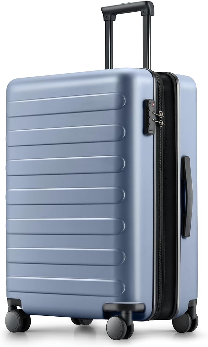 Carry on Luggage 22 X 14 X 9 Airline Approved, 20 Inch Luggage for 3-5 Days Travel, Double Spinner Wheels, 100% Hardshell PC, TSA Lock (00-Shadow (Expandable), Checked 24-Inch)