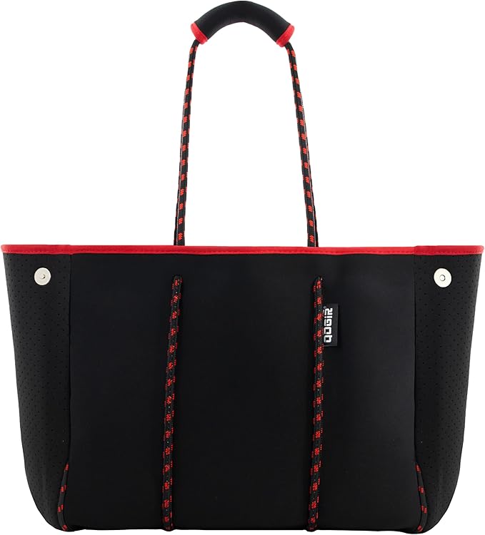 QOGiR Neoprene Multipurpose Beach Bag Tote with Inner Zipper Pocket … … … …