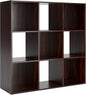 Signature Design by Ashley Glosmount 9 Cube Storage Organizer or Bookcase, Cherry & Light Brown