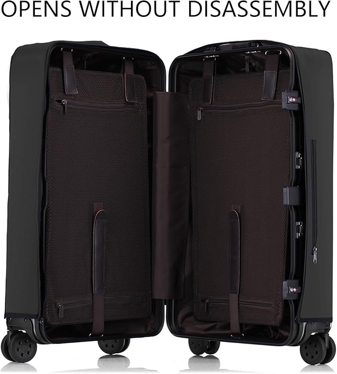 Transparent PVC Suitcase Cover, No Disassembly Required Clear Luggage Protector Suitcase Cover