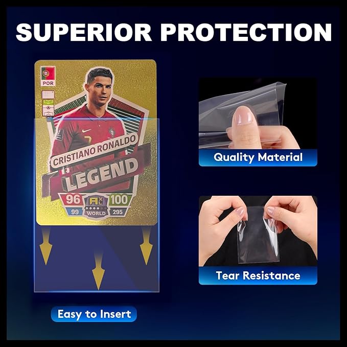 4Pack 3Pack Card Box for Trading Card, 2400-count Cardboard Card Storage Box, 3-Row bulk Card Storage box with 150 Soft Sleeves & 24 Dividers,Card Organizer Box for TCG/Magic/Mtg, Toploader