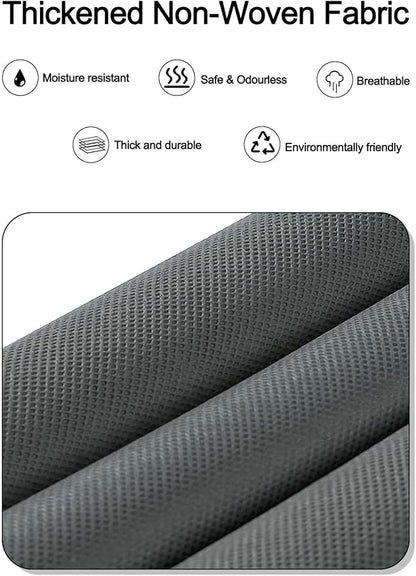 1 Pack Over The Door Organizer Storage, Hanging Organizer Closet with 5 Large Pockets 10 Mesh Pockets, 44 lbs Weight Capacity, Behind Door Storage for Nursery Bedroom Bathroom (Dark Grey)