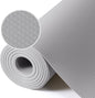 Light Gray Shelf Liners for Kitchen Cabinets Non Adhesive Drawer Liner for Bathroom Waterproof Refrigerator Liners for Shelves Fridge Plastic Mats Cabinet Cupboard Liner 23.6 x 393.7 Inches