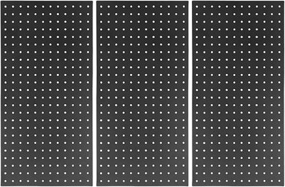 Keenso Metal Pegboard Wall Organizer, Heavy Duty Steel Pegboard, 4 Pack Panels for Garage Tool Storage, Home Office and Craft Room