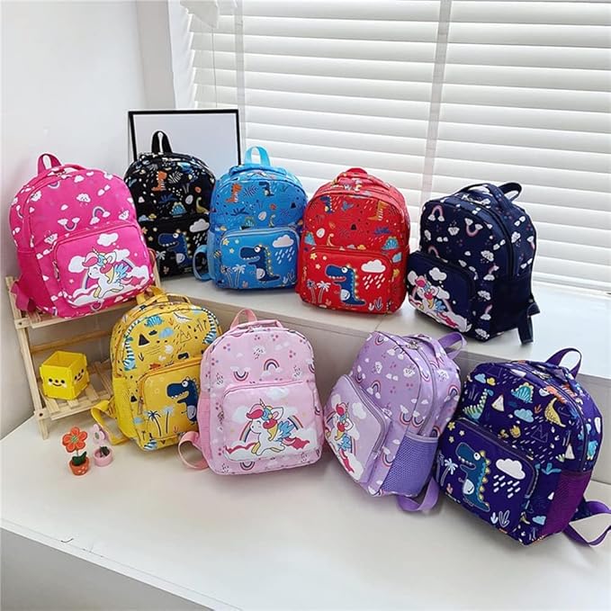 POWOFUN13 inch Kids Toddler Preschool Travel Backpack Cute Cartoon Backpack For Girls Boys Baby