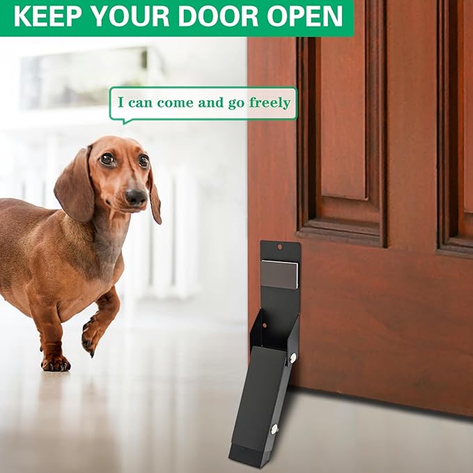 Door Stoppers, Kick Down Door Stop, Door Stopper for Bottom of Door, Suitable for Doors with a Gap Up to 3.5 Inches, Door Holder to Keep Door Open