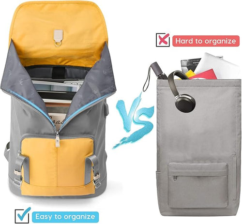 17" Laptop Backpack for Girls & Boys Teens, College Bookbag High School Backpack with USB Charging Port for Women & Men